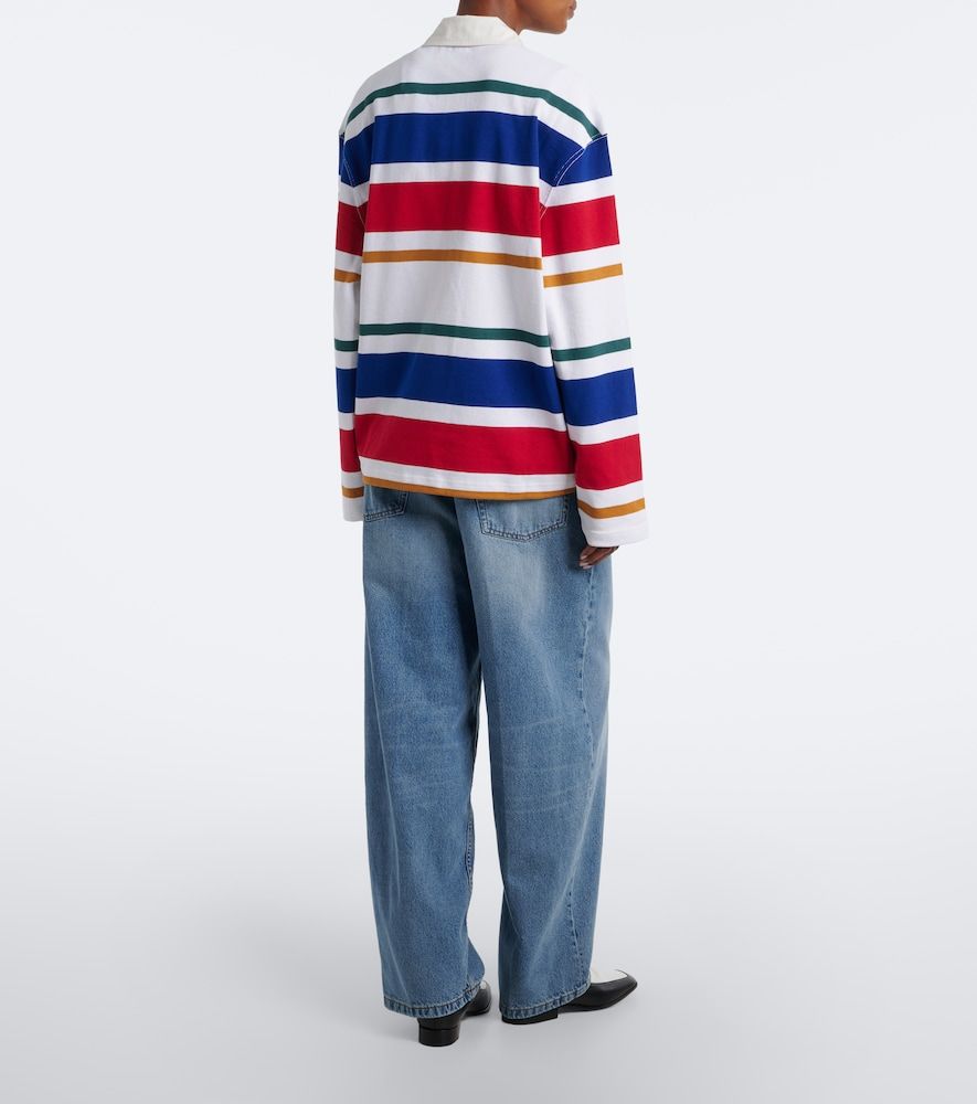 Jeans a gamba larga e vita media - Ami Paris - Modalova