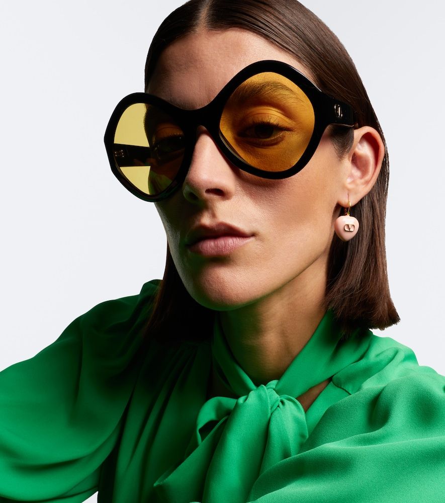 Runde Sonnenbrille L'8 VLogo - Valentino - Modalova