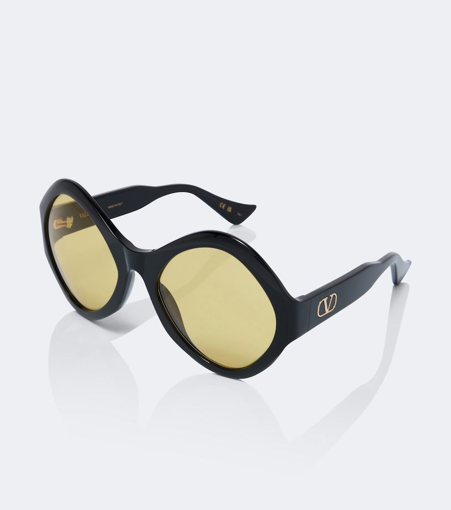 Runde Sonnenbrille L'8 VLogo - Valentino - Modalova