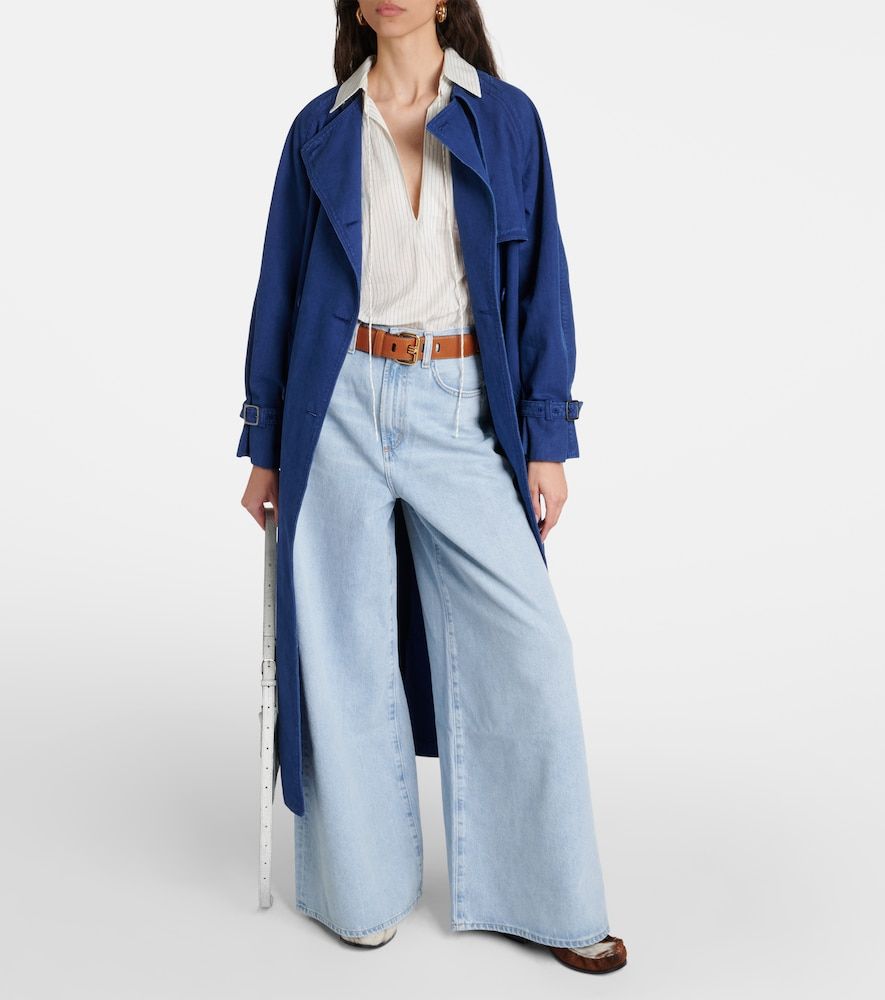 Jeans Nolan a gamba larga e vita media - Agolde - Modalova