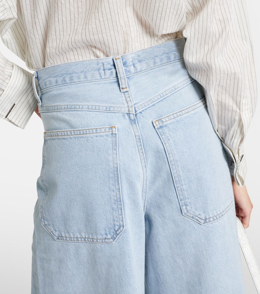 Jeans Nolan a gamba larga e vita media - Agolde - Modalova