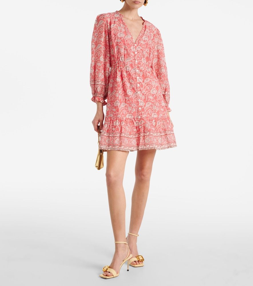 Vestido corto Mary de algodón floral - Velvet - Modalova