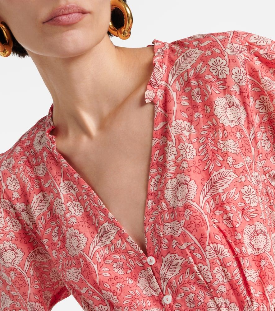 Vestido corto Mary de algodón floral - Velvet - Modalova