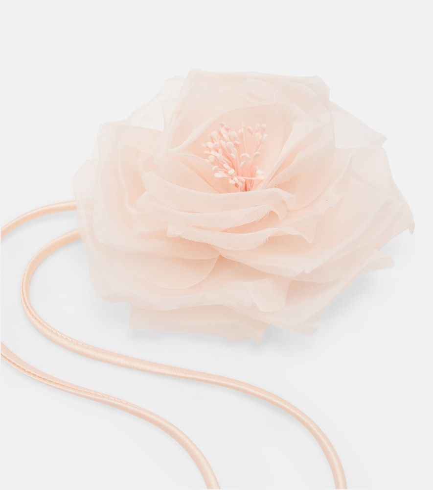 Ario floral-applique silk chiffon brooch - Max Mara - Modalova