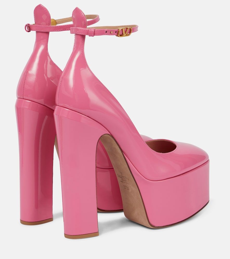Plateau-Pumps Tan-Go 155 aus Lackleder - Valentino Garavani - Modalova