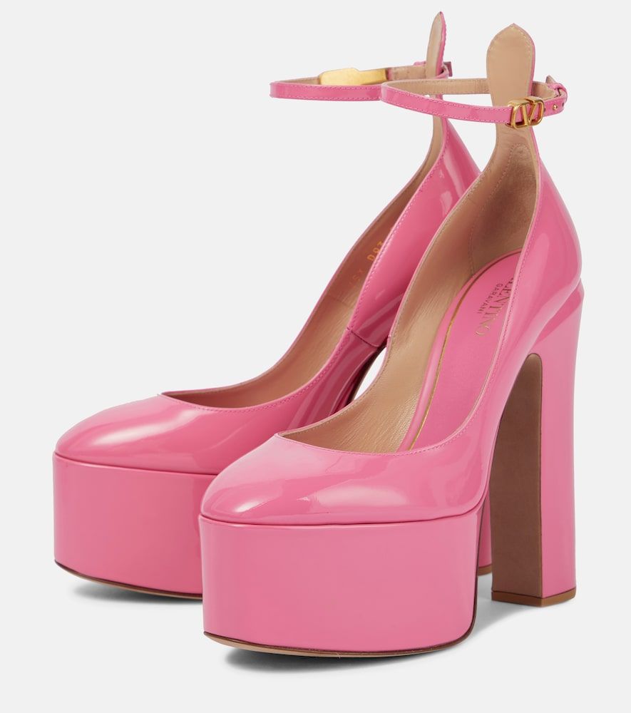 Plateau-Pumps Tan-Go 155 aus Lackleder - Valentino Garavani - Modalova
