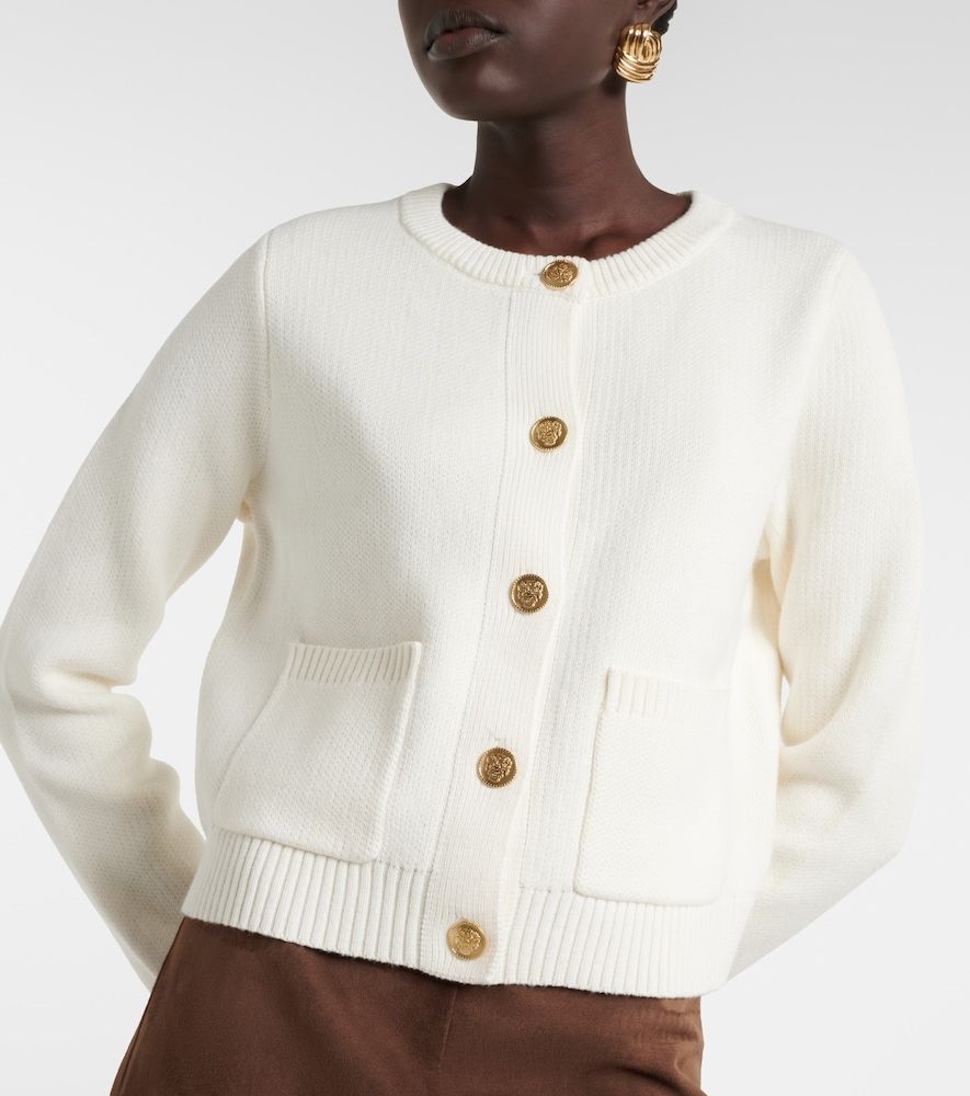 Cardigan Mahal in cotone e cashmere - Velvet - Modalova