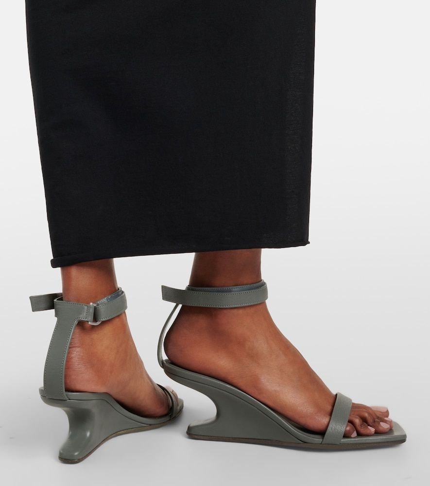 Cantilever leather sandals - Rick Owens - Modalova