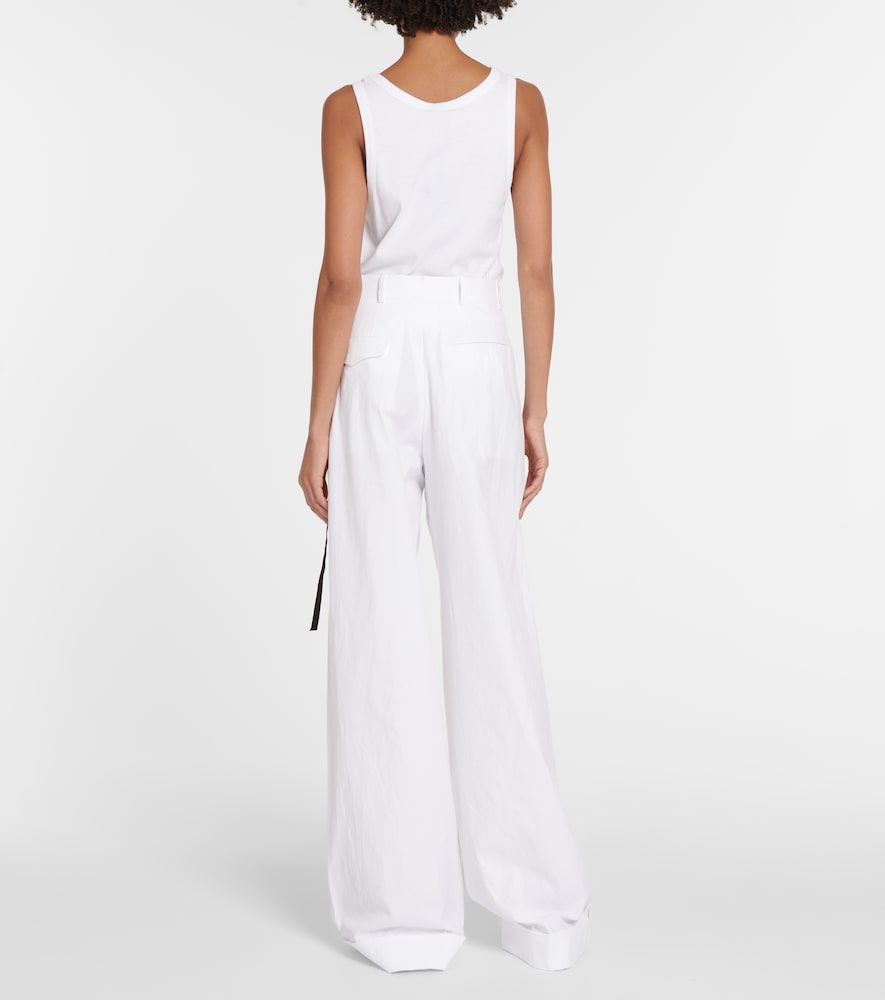 Pantalones Dorothee en lona de algodón - Ann Demeulemeester - Modalova