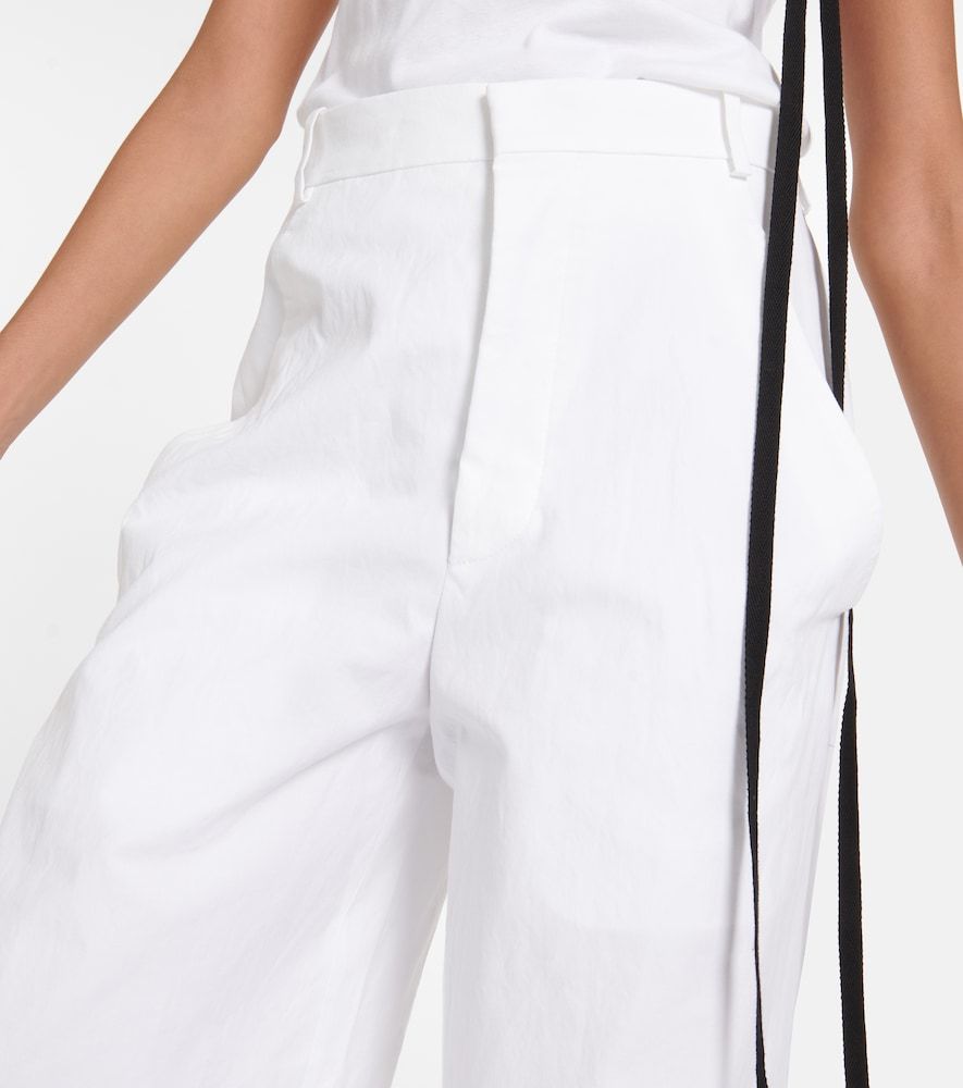 Pantalones Dorothee en lona de algodón - Ann Demeulemeester - Modalova