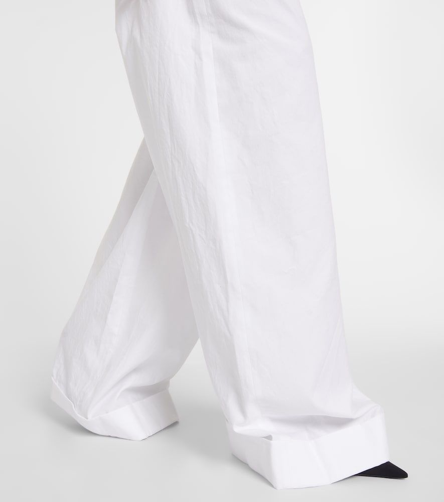 Pantalones Dorothee en lona de algodón - Ann Demeulemeester - Modalova