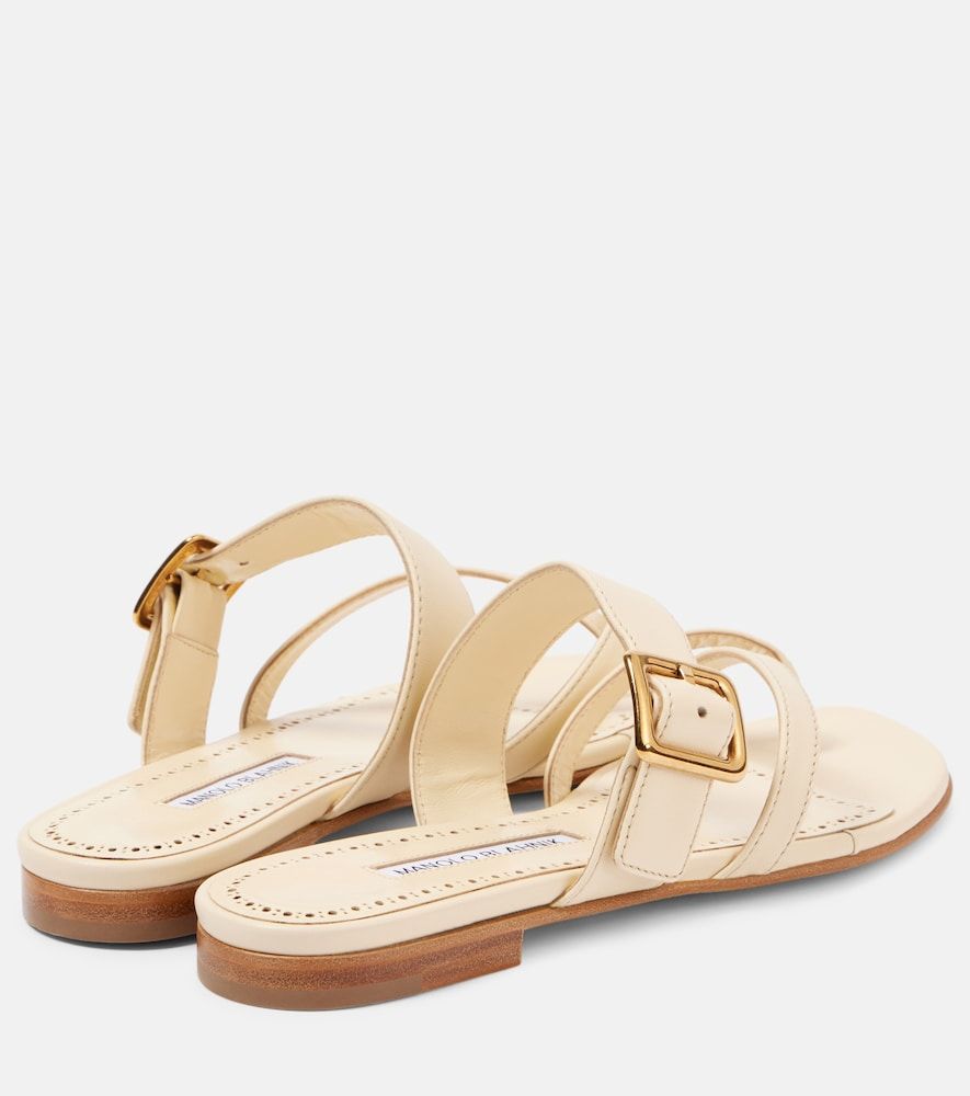 Sandalen Thalusa 10 aus Leder - Manolo Blahnik - Modalova