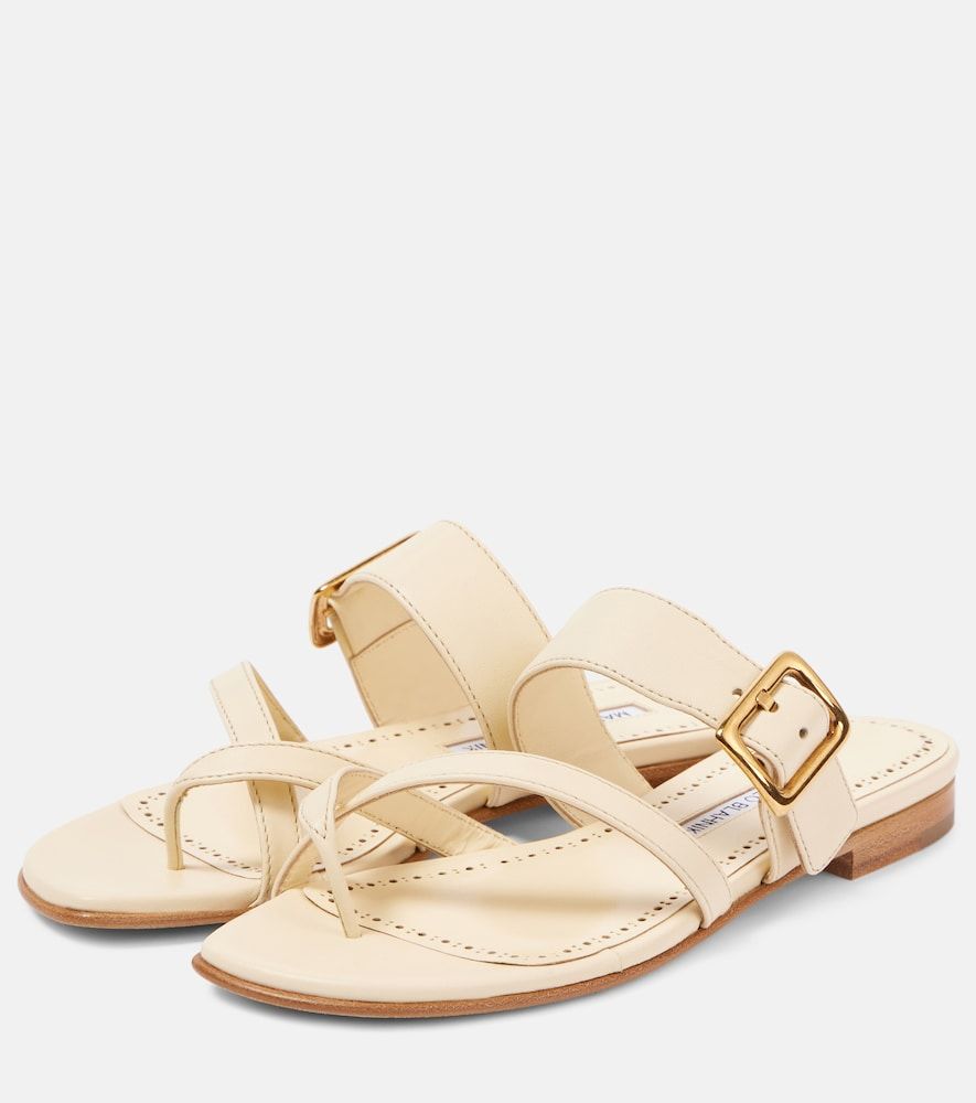 Sandalen Thalusa 10 aus Leder - Manolo Blahnik - Modalova