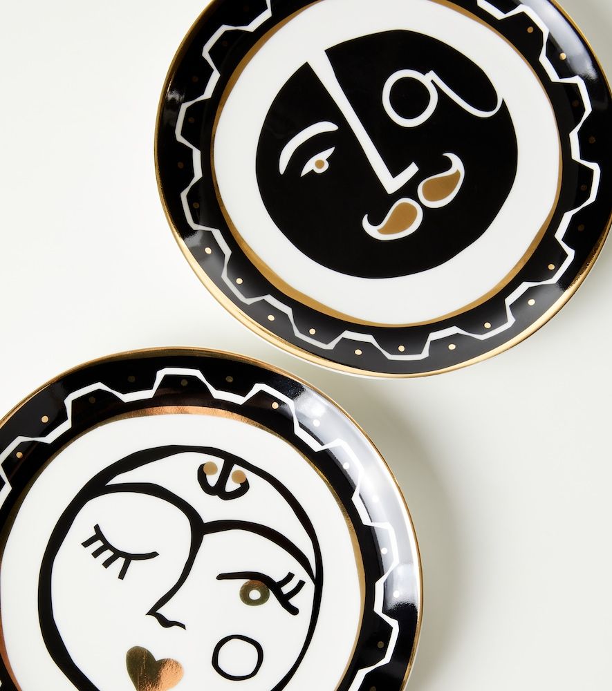 Set de 4 platos llanos Marseilles de porcelana - Jonathan Adler - Modalova