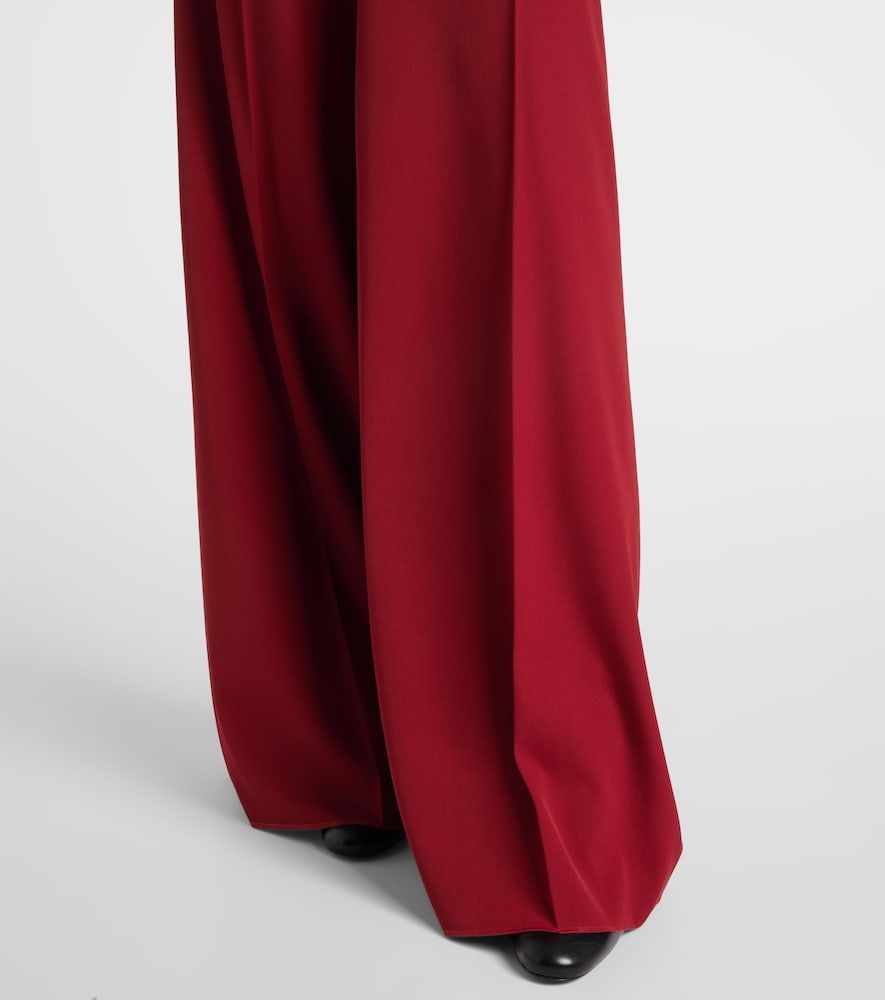 Pantalones palazzo Ninfa de gabardina - Max Mara - Modalova