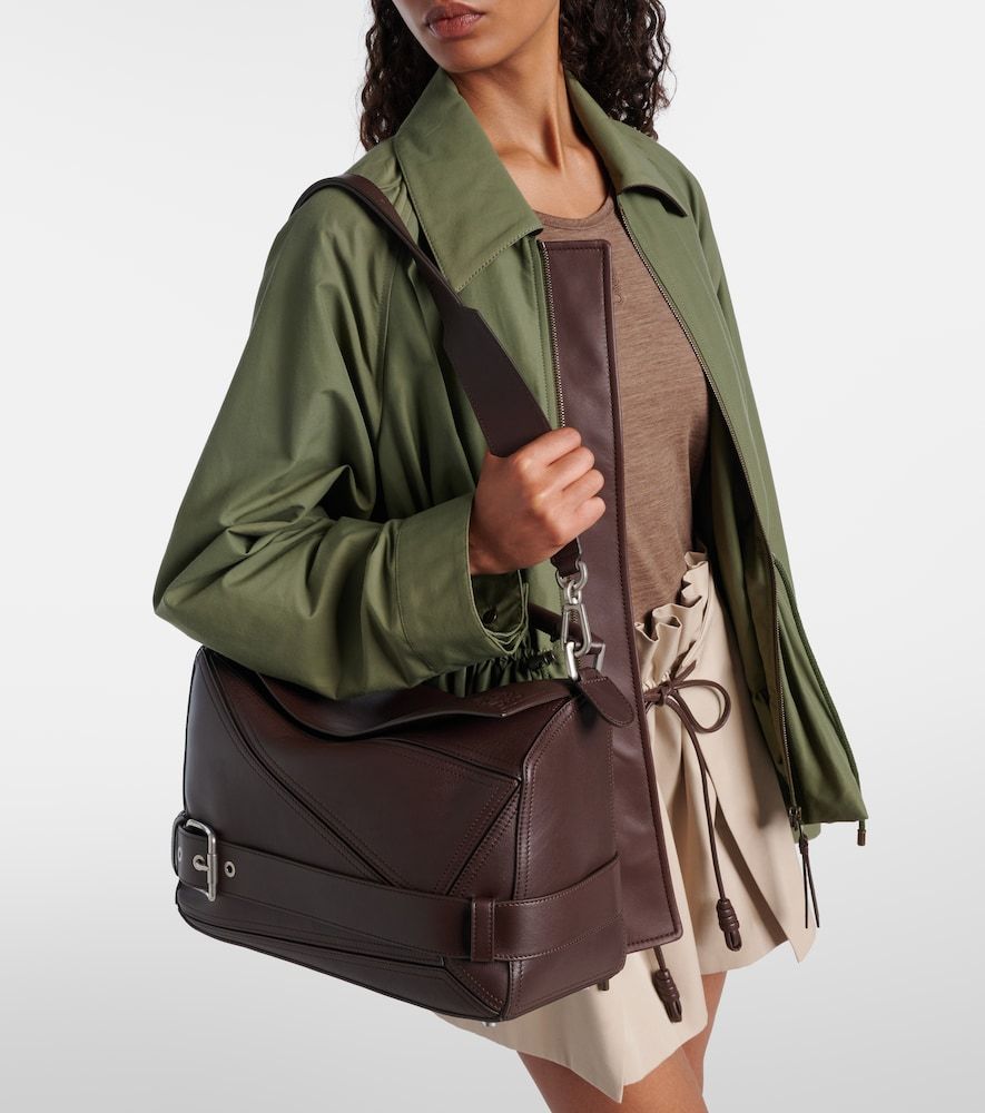 Bolso Puzzle Biker Large de piel - Loewe - Modalova