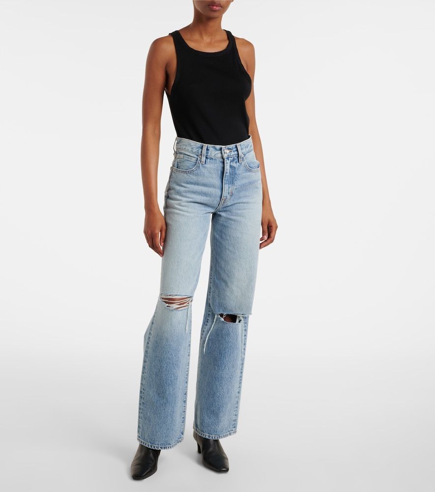 Mid-Rise Wide-Leg Jeans Grace - SLVRLAKE - Modalova