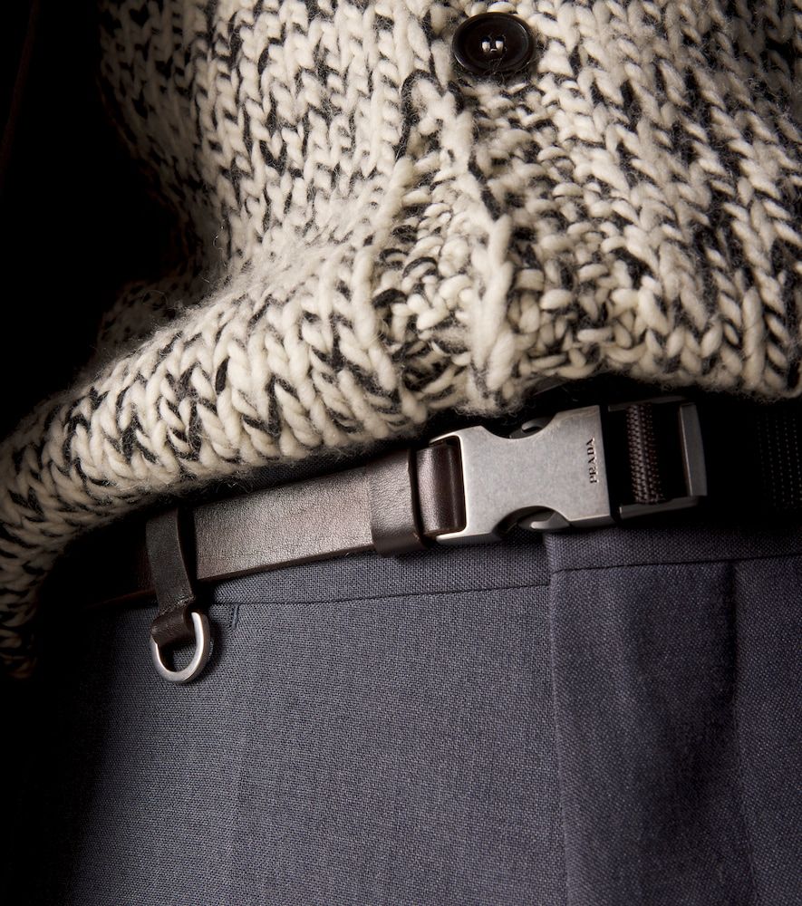 Prada Cintura in pelle - Prada - Modalova