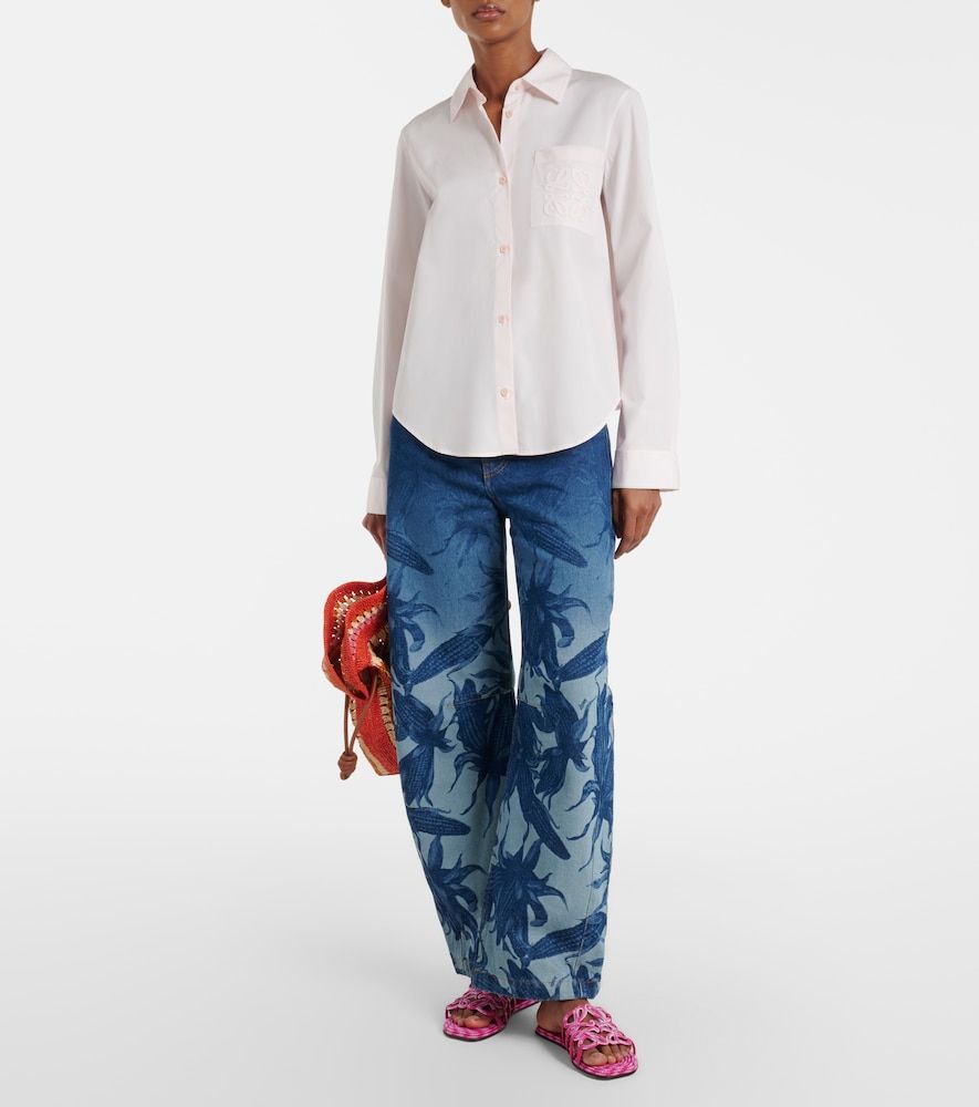 Camisa Paula's Ibiza de popelín de algodón - Loewe - Modalova