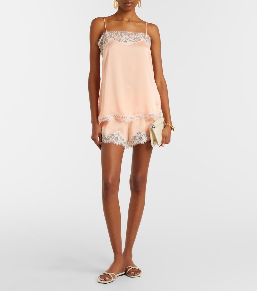 Top Hanna in raso con pizzo - Faithfull - Modalova