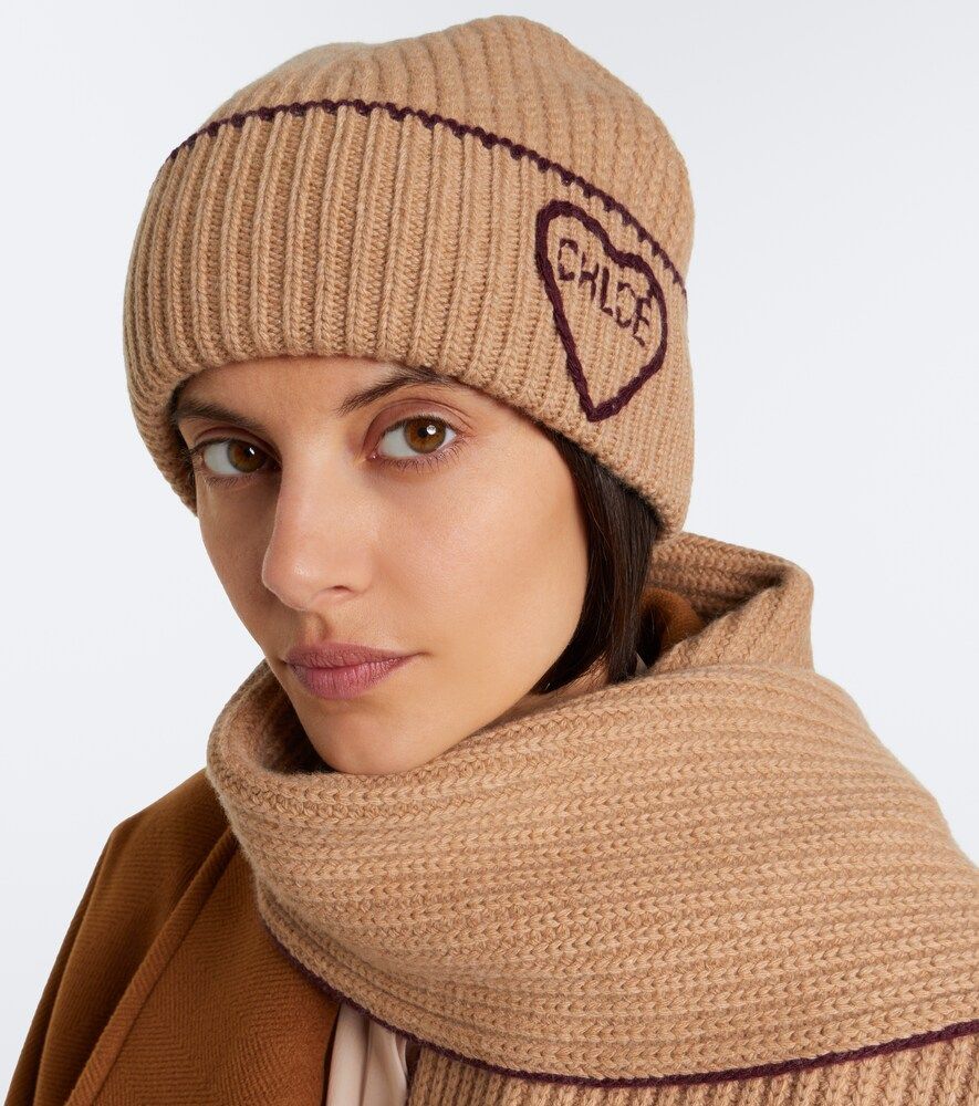 Encour wool and cashmere beanie - Chloe - Modalova
