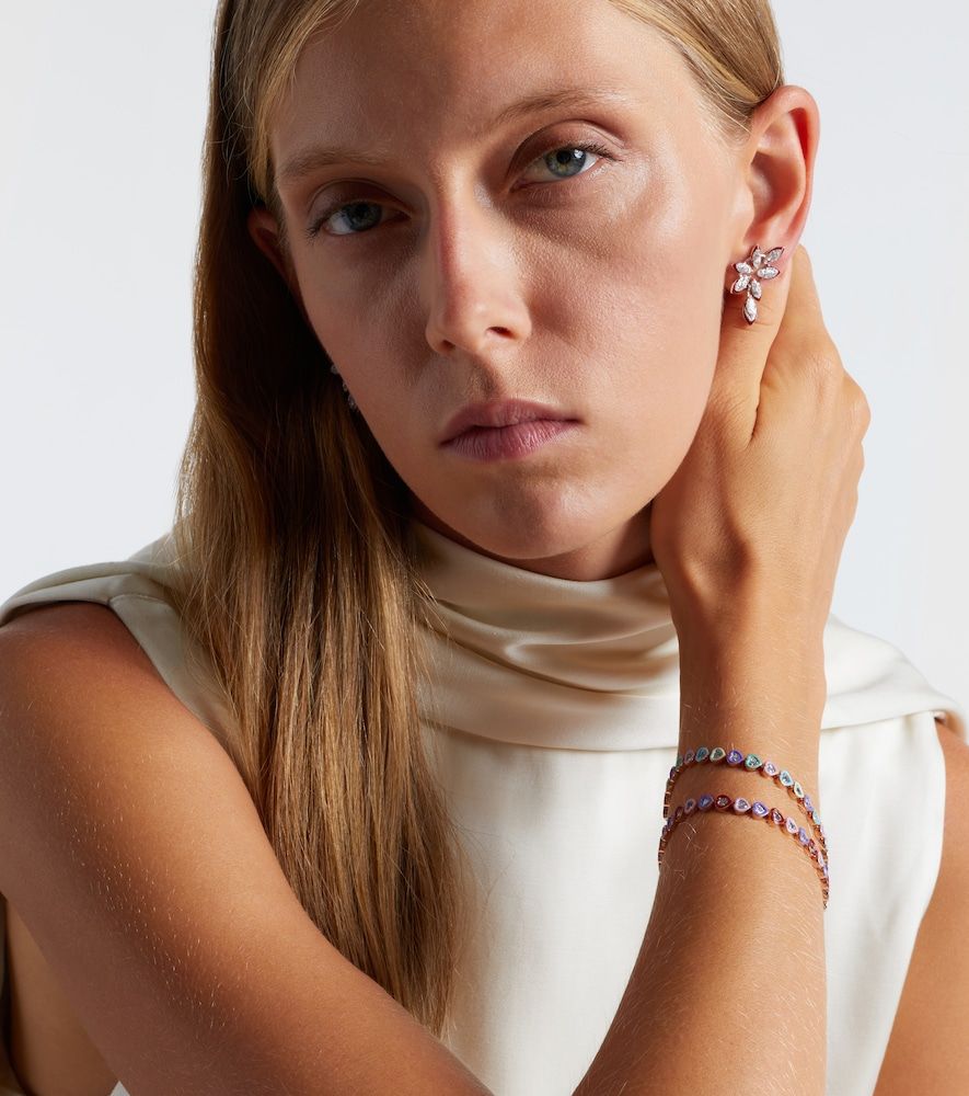 Bracciale Candy Crush in rosa 18kt e smalto con diamanti - Kamyen - Modalova
