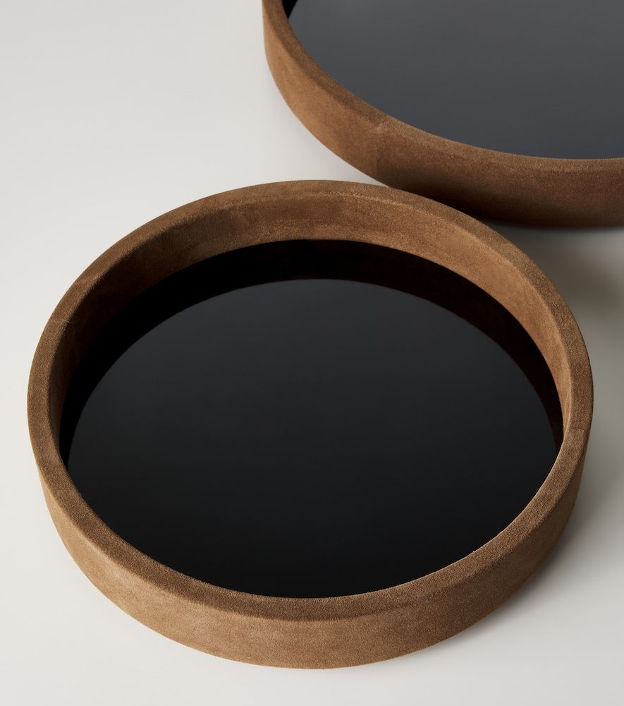 Michaël Verheyden Vassoio decorativo Small con suede - Michael Verheyden - Modalova