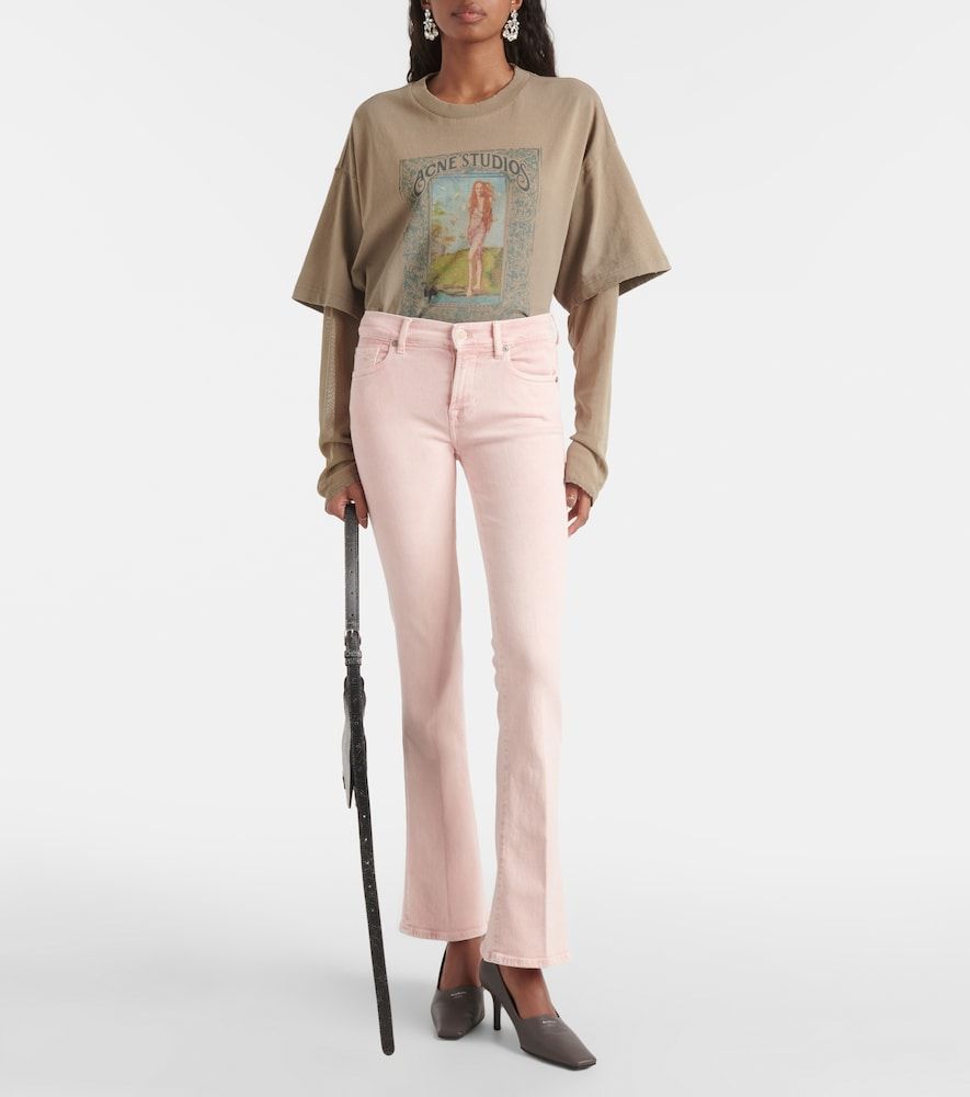 Jeans bootcut a vita media - 7 For All Mankind - Modalova