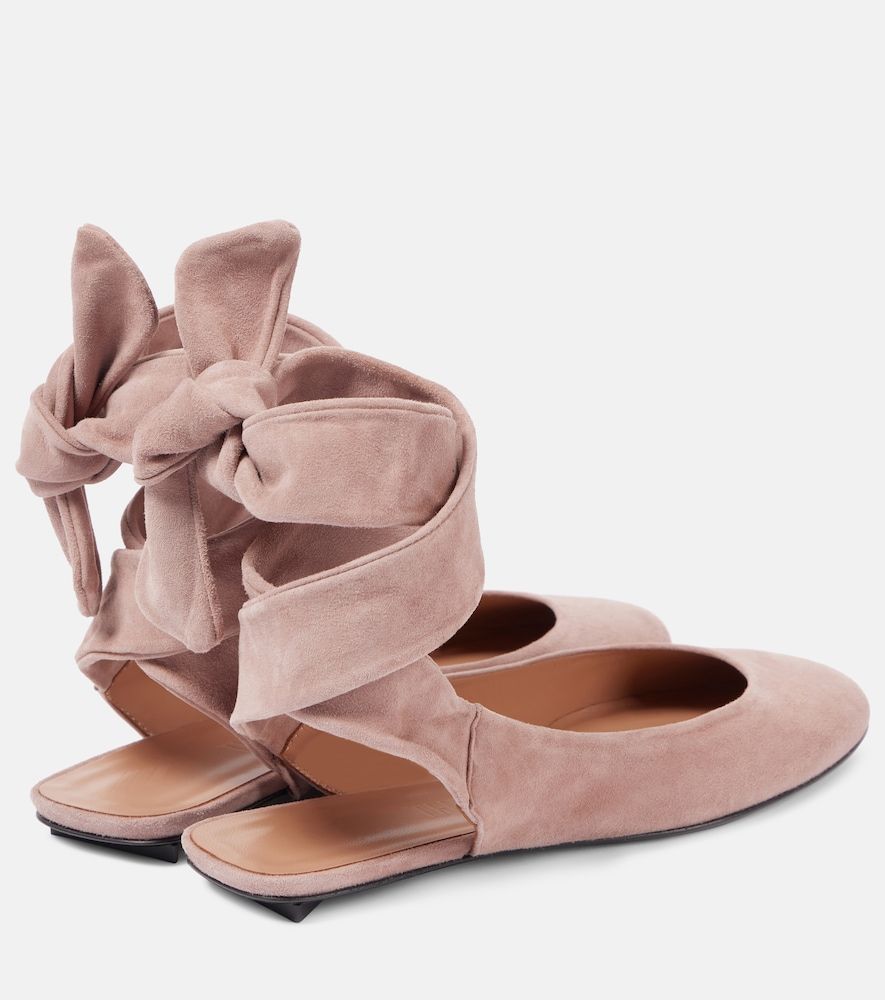 Ballerinas Cloe aus Veloursleder - The Attico - Modalova