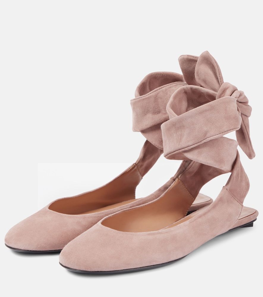 Ballerinas Cloe aus Veloursleder - The Attico - Modalova
