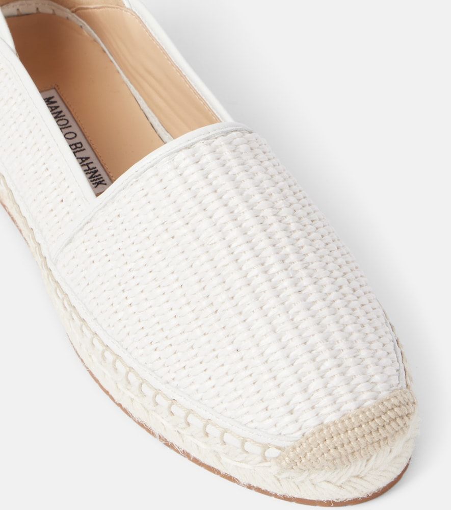 Espadrilles Espadra aus Raffiabast - Manolo Blahnik - Modalova