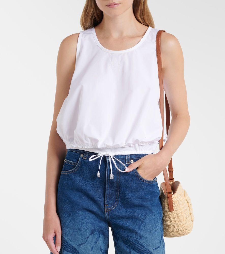 Paula's Ibiza – Top cropped in cotone - Loewe - Modalova