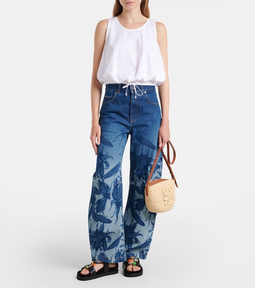 Paula's Ibiza – Top cropped in cotone - Loewe - Modalova