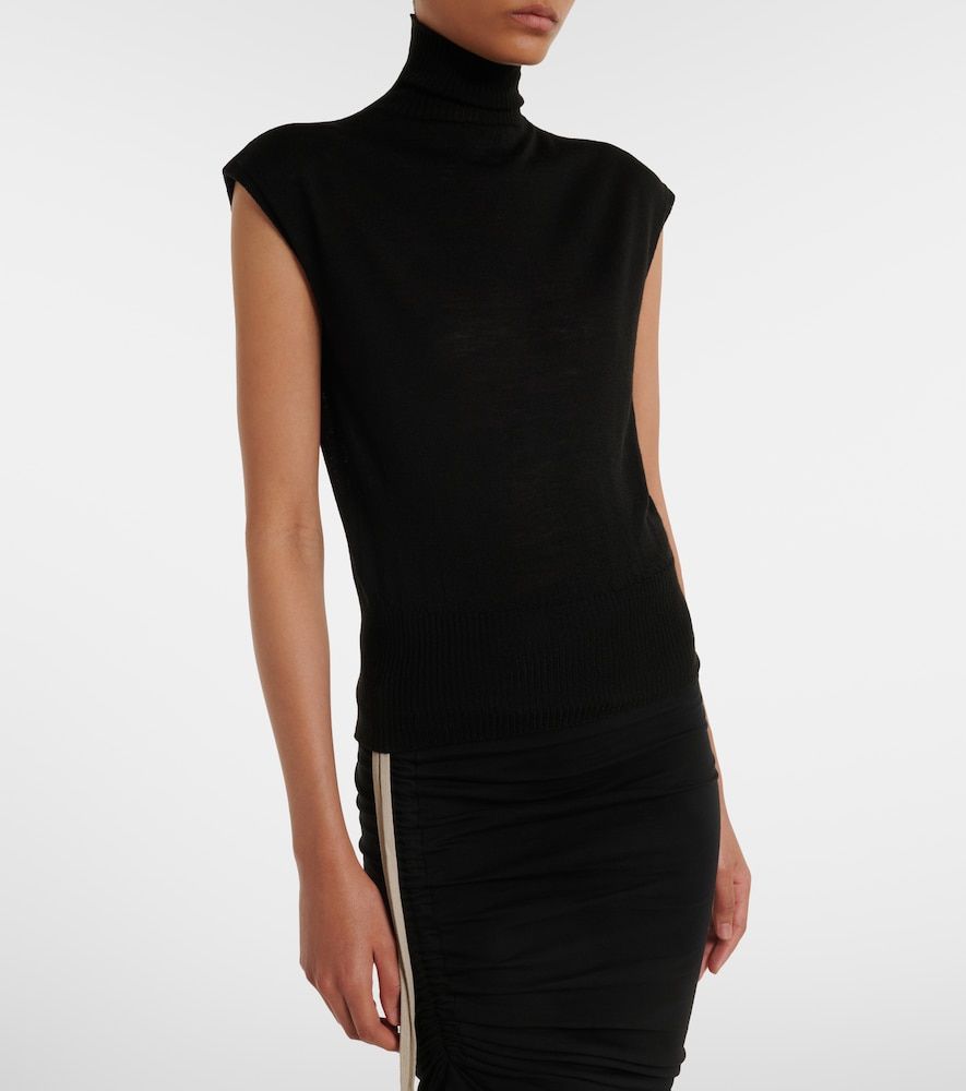 Top de cuello alto de lana virgen - Rick Owens - Modalova