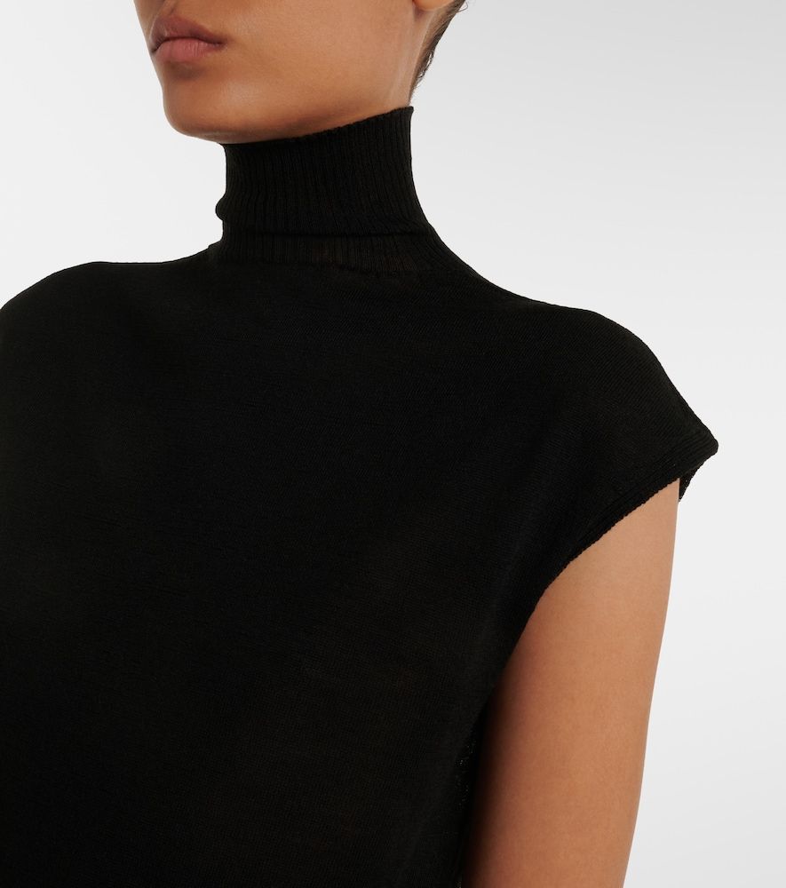 Top de cuello alto de lana virgen - Rick Owens - Modalova