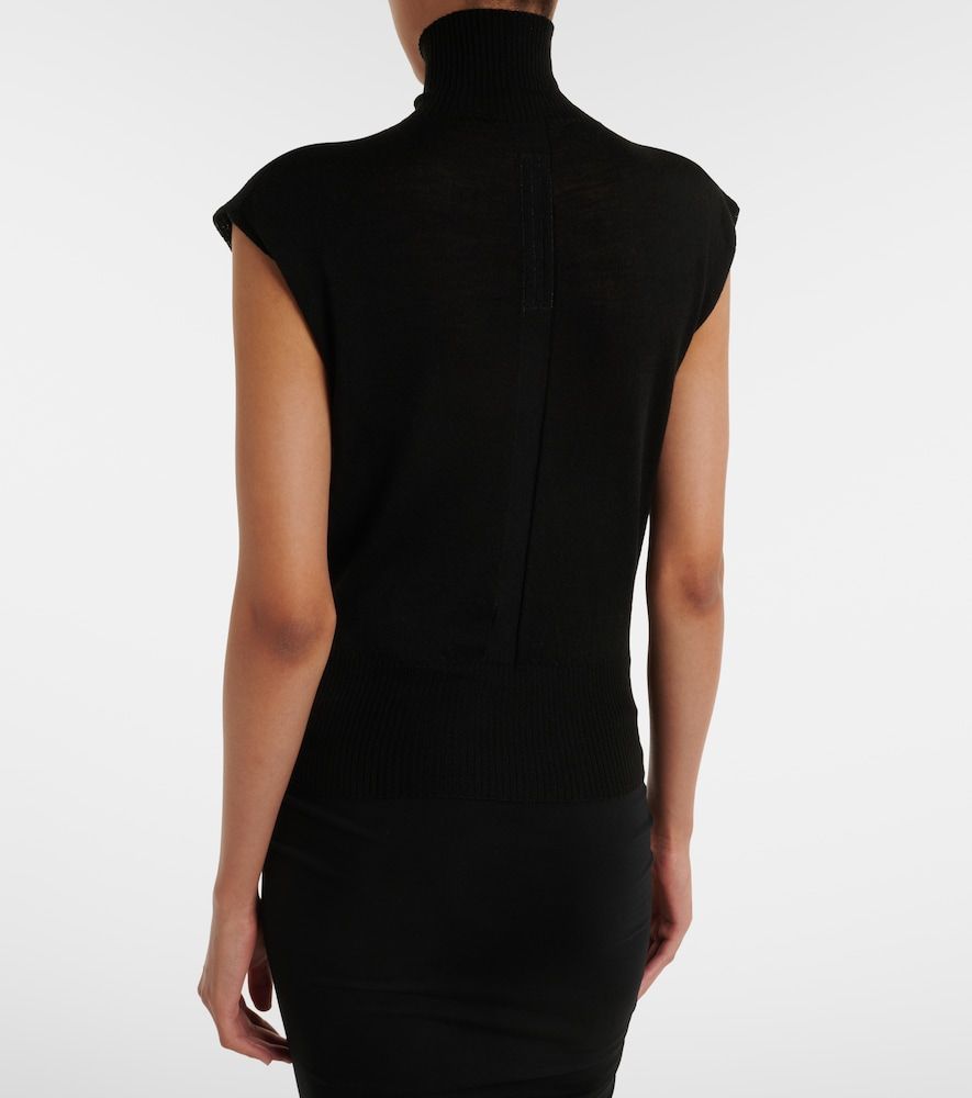 Top de cuello alto de lana virgen - Rick Owens - Modalova