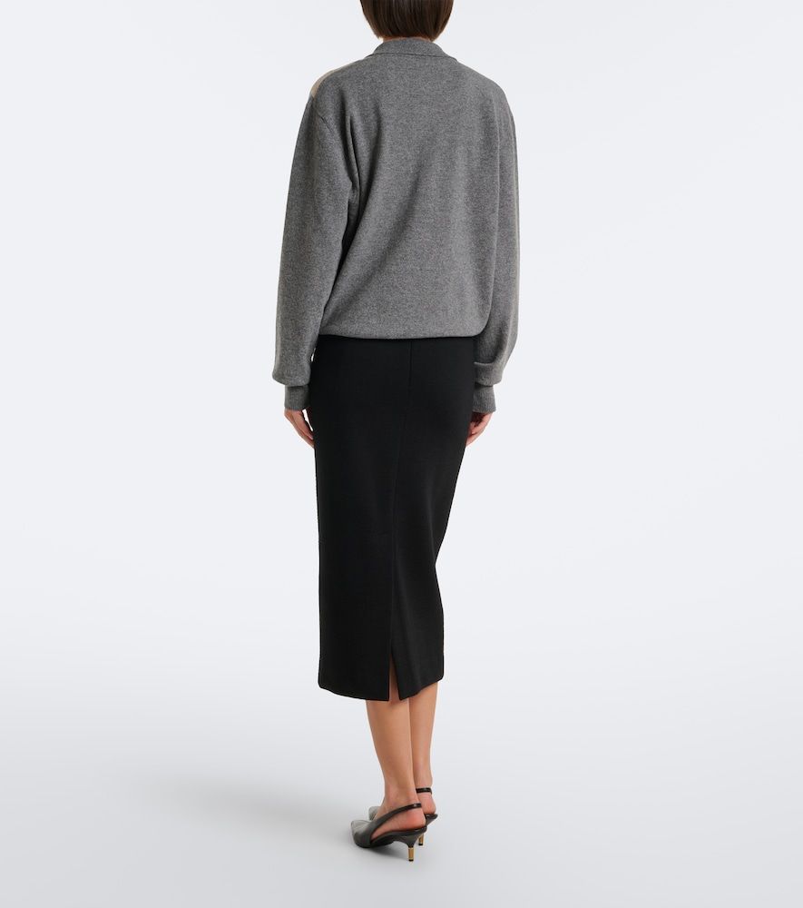 Wool-blend jersey pencil skirt - Max Mara - Modalova