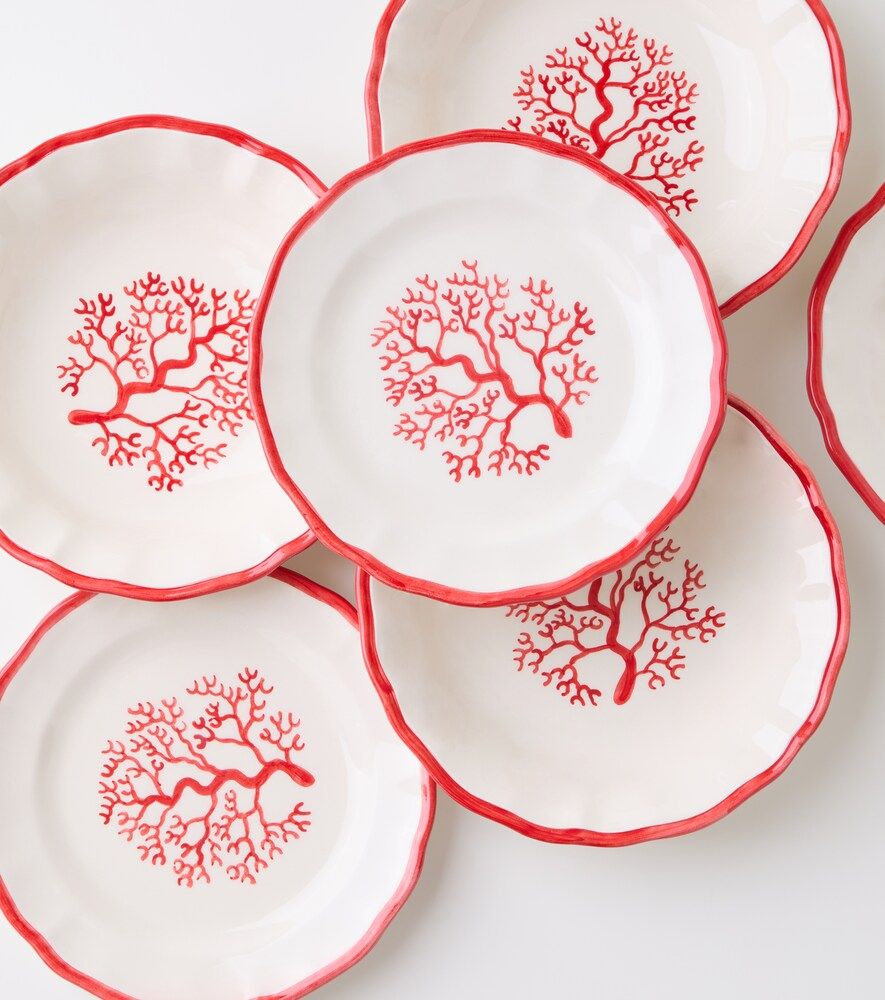 Set Coral aus vier Beilagentellern - Les-Ottomans - Modalova