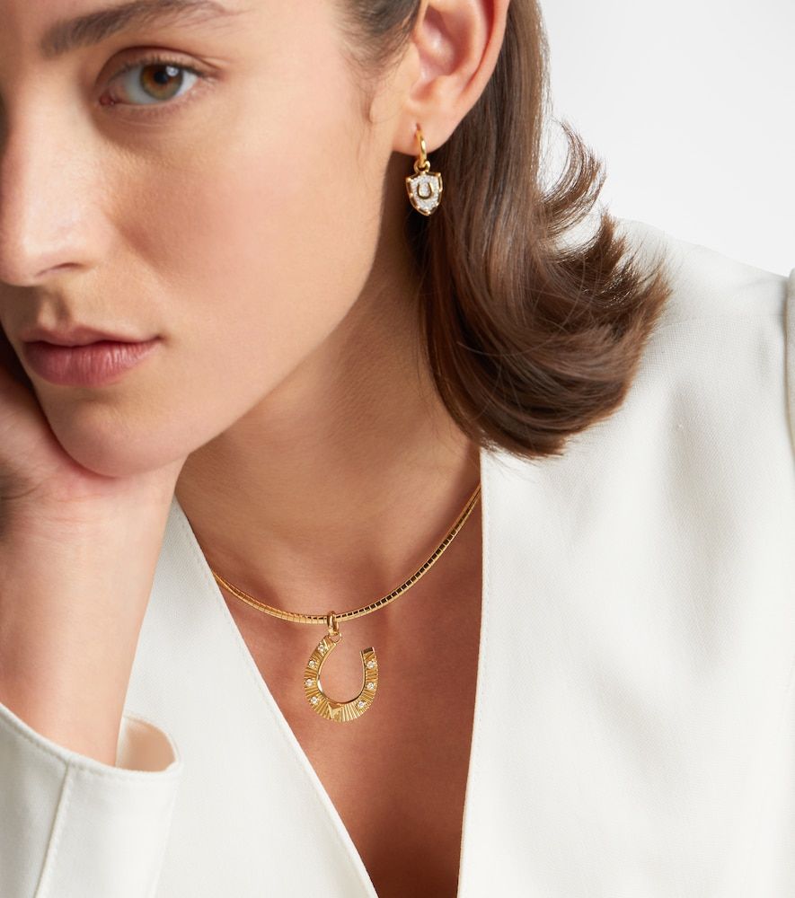 Colgante de oro de 18 ct con diamantes - FoundRae - Modalova