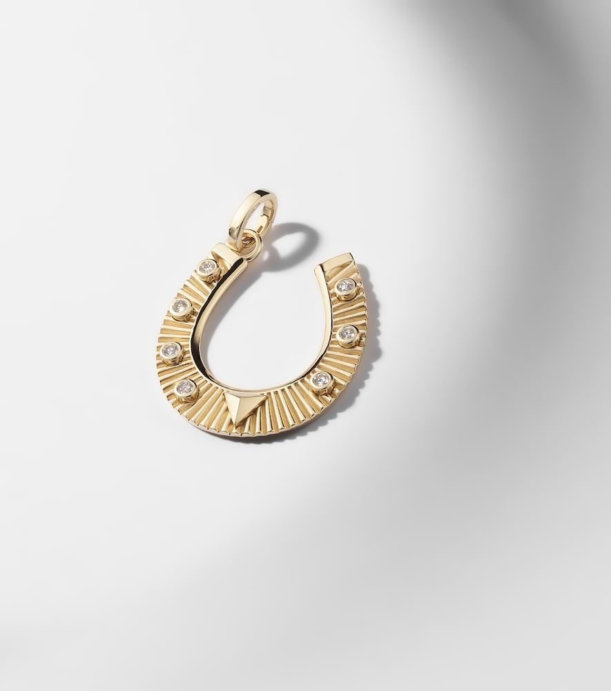 Colgante de oro de 18 ct con diamantes - FoundRae - Modalova