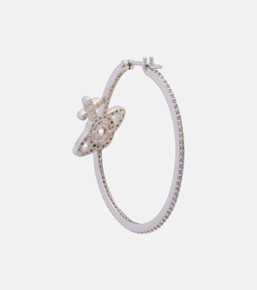 Orecchini a cerchio Orb con cristalli - Vivienne Westwood - Modalova