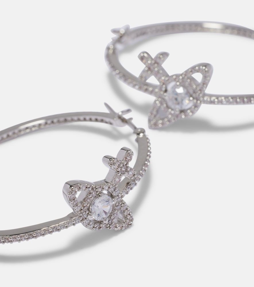 Orecchini a cerchio Orb con cristalli - Vivienne Westwood - Modalova