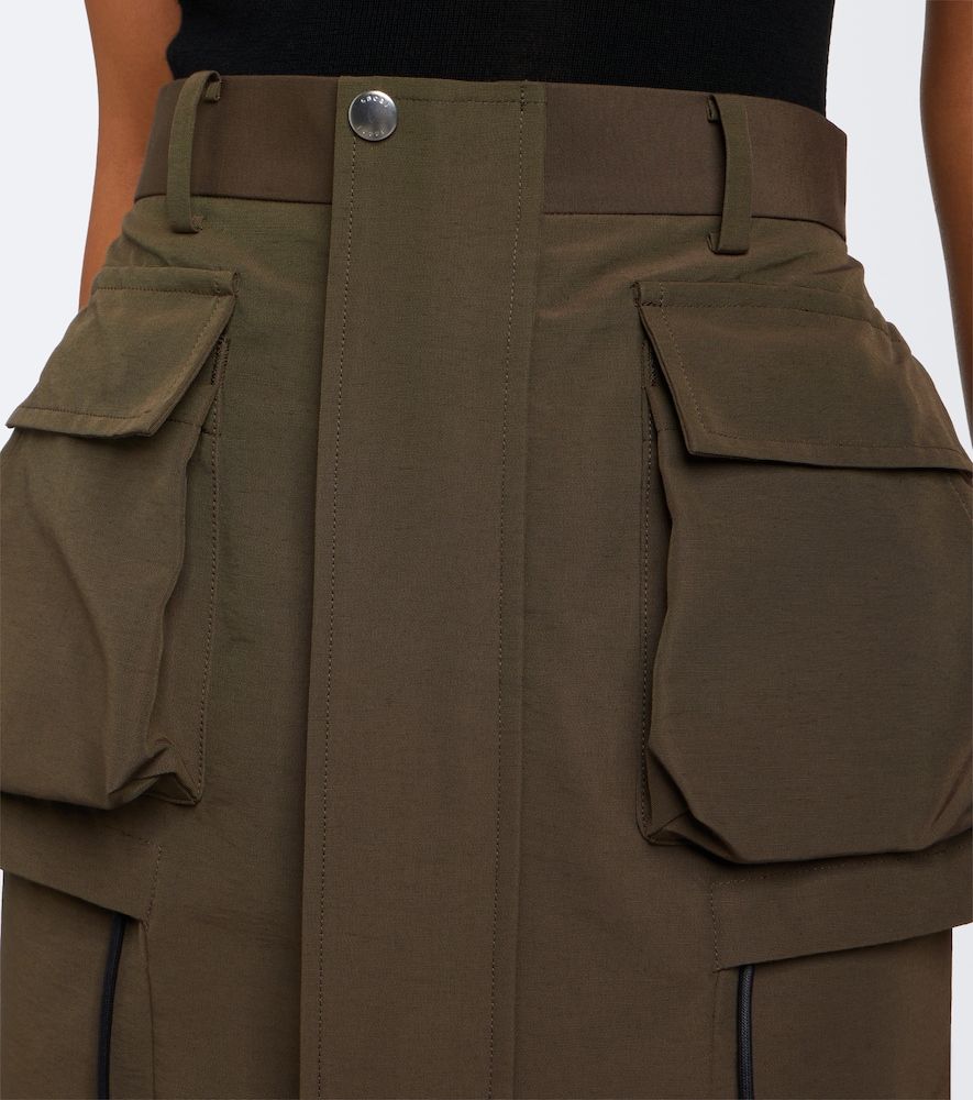 Falda cargo en mezcla de algodón - Sacai - Modalova