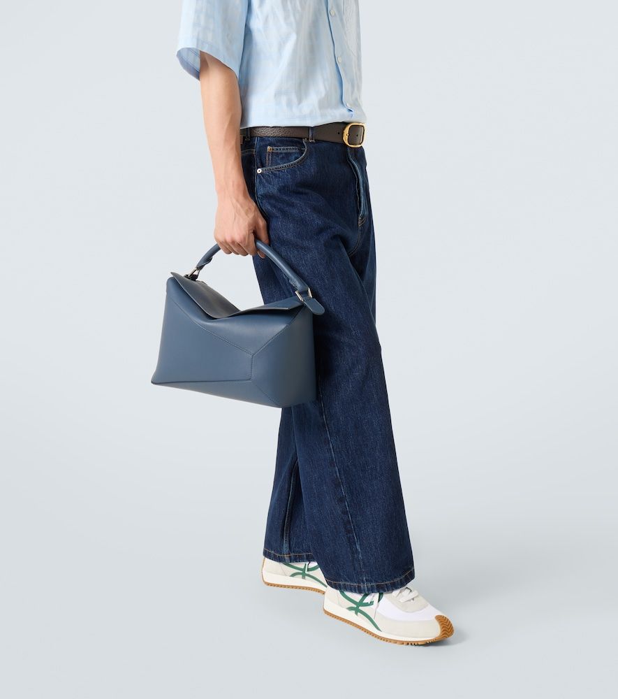 Bolso al hombro Puzzle Edge Large de piel - Loewe - Modalova