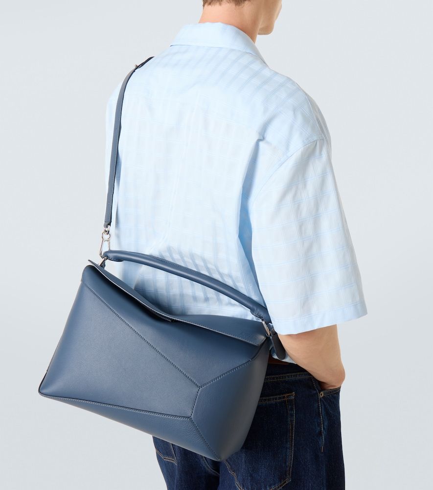 Bolso al hombro Puzzle Edge Large de piel - Loewe - Modalova