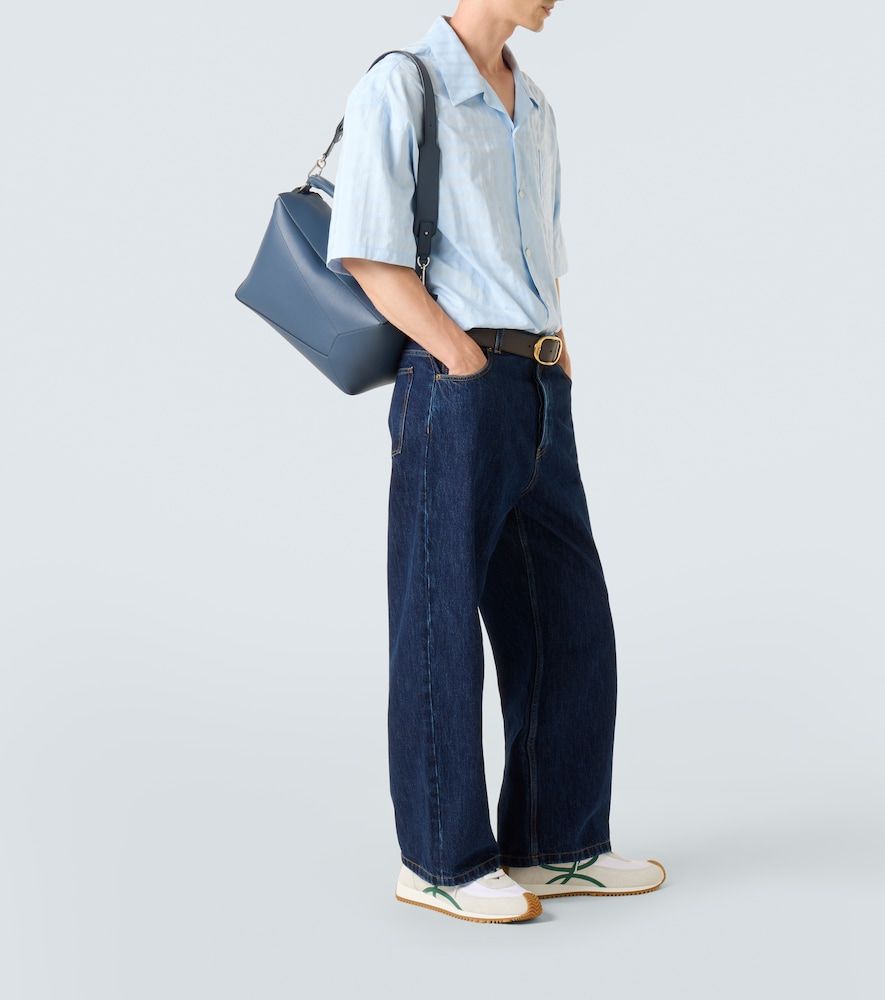 Bolso al hombro Puzzle Edge Large de piel - Loewe - Modalova