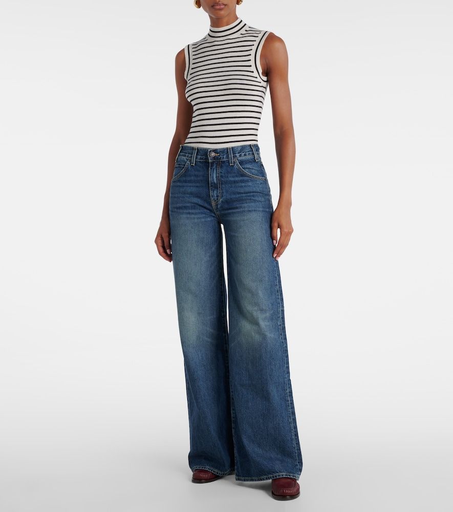 Jeans Salome a gamba larga e vita media - Nili Lotan - Modalova
