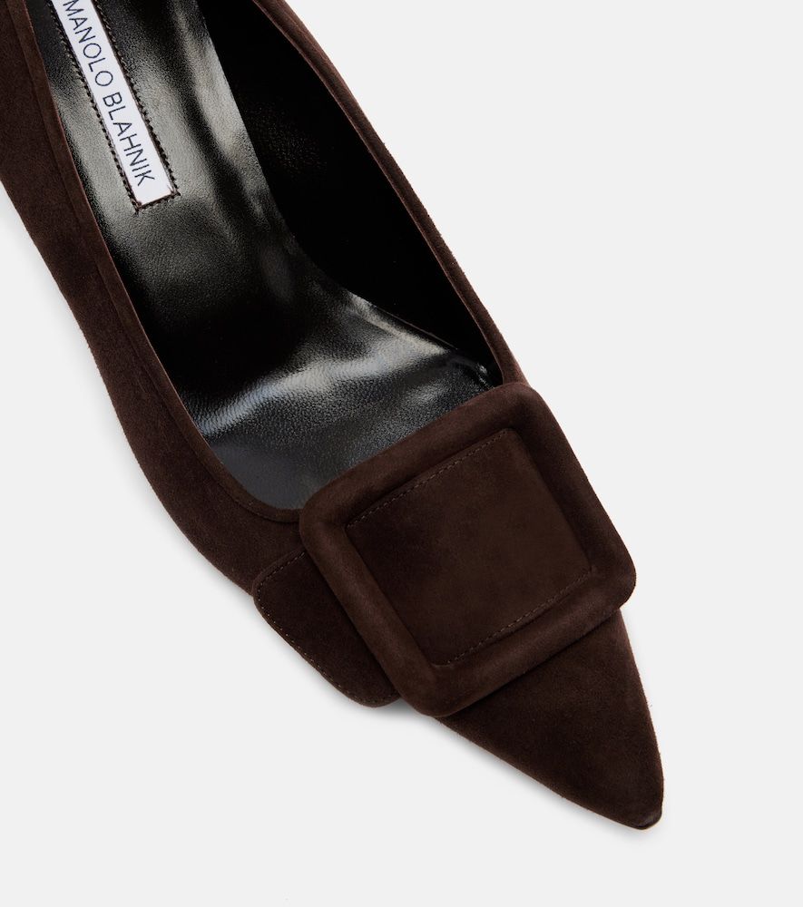 Pumps Maysale 50 aus Veloursleder - Manolo Blahnik - Modalova
