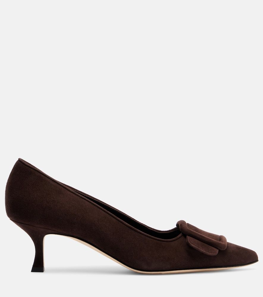 Pumps Maysale 50 aus Veloursleder - Manolo Blahnik - Modalova