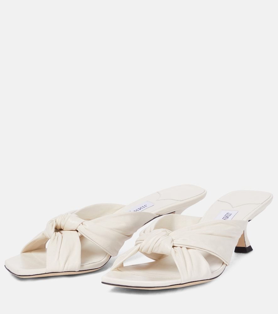 Pantoletten Avenue 50 aus Leder - Jimmy Choo - Modalova